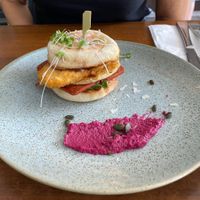 Egg & Bacon Mocmuffin  at The Green Edge Cafe and Store in Windsor