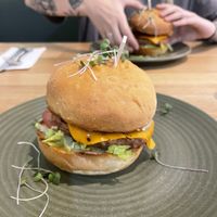 Classic Cheeseburger 🍔   at The Green Edge Cafe and Store in Windsor