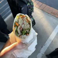 Pre-made chickun Caesar wrap   at The Green Edge Cafe and Store in Windsor