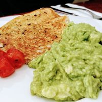 Avo and toast at The Green Edge Cafe and Store in Windsor
