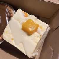 Mango cheesecake  at The Green Edge Cafe and Store in Windsor