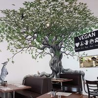 I love this mural. at The Green Edge Cafe and Store in Windsor