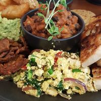 Big breakfast at The Green Edge Cafe and Store in Windsor