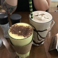Delicious drinks  at The Green Edge Cafe and Store in Windsor