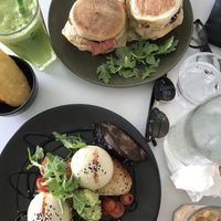 Bac’n & Egg MocMuffin, Sausage & Egg MocMuffin, Poachies  at The Green Edge Cafe and Store in Windsor