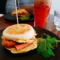 Egg mockmuffin 💚 at The Green Edge Cafe and Store in Windsor