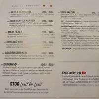 Menu at Peppes Pizza in Narvik