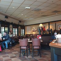 Restaurant interior at Peppes Pizza in Narvik