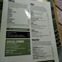 Menu as of 11 june 2022 at Coffeelab in Nijmegen