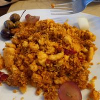 Migas veganas at 8° Arte in Caceres