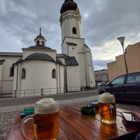 Outdoor seating area view at Chillout Bar in Ostrava