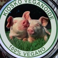 Front Signage at Kiosko Veganoide in Montevideo