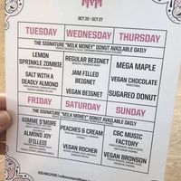 Weekly donuts  at Simpleton Cafe in Sacramento