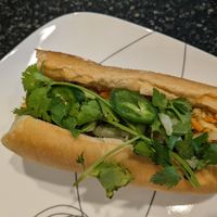 Vegan Vietnamese sandwich at V Kitchen in Ann Arbor