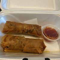 Vegan egg rolls at V Kitchen in Ann Arbor