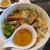 Vermicelli noodles with lemongrass tofu at V Kitchen in Ann Arbor