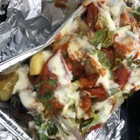 The photo doesn’t do it justice; it’s absolutely amazing.  at Helin's Döner in Amsterdam