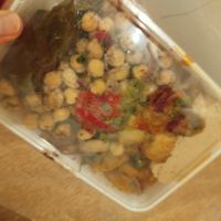 Some of their salad selection, I really enjoyed the potatoes and chickpeas at Helin's Döner in Amsterdam