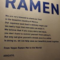  at Vegan Ramen Mei in Puerto Vallarta