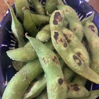 Edamame  at Vegan Ramen Mei in Puerto Vallarta