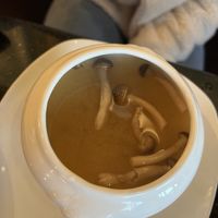 Miso soup served in unique chinese carafes  at Grace's Mandarin in National Harbor