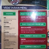 Vegan option at Turnpike's in Spring Hill
