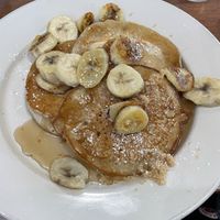 Gluten free vegan banana pancakes  at Turnpike's in Spring Hill