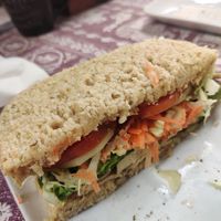 Also tofu sandwich at Delilahs in Nong Khiaw