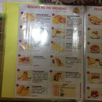 Menu at Delilahs in Nong Khiaw