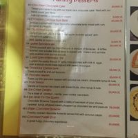 Desserts at Delilahs in Nong Khiaw