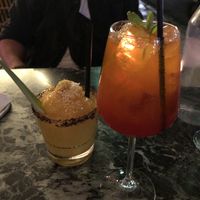 Try the cocktails! Not on the menu but you can ask for them :) at Winners Vegan Restaurant in Athens