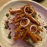 Carrot Lox at Winners Vegan Restaurant in Athens