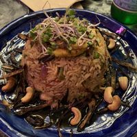 Indonesian bowl at Winners Vegan Restaurant in Athens