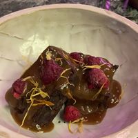 Sweet potato brownie at Winners Vegan Restaurant in Athens