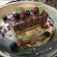 Açai cheesecake  at Winners Vegan Restaurant in Athens