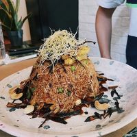 Indonesian bowl  at Winners Vegan Restaurant in Athens