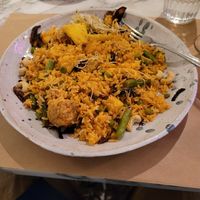 Indonesian Bowl at Winners Vegan Restaurant in Athens