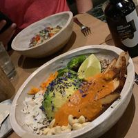 Protein bowl at Winners Vegan Restaurant in Athens