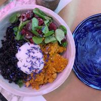 Turmeric curry  at Winners Vegan Restaurant in Athens