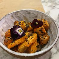 Sweet potato ‘fries'  at Winners Vegan Restaurant in Athens