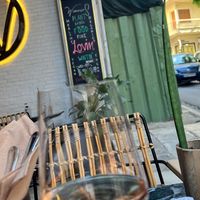 House rose  at Winners Vegan Restaurant in Athens