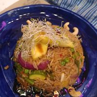 Indonesian bowl at Winners Vegan Restaurant in Athens