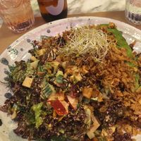 L.A. Salad  at Winners Vegan Restaurant in Athens