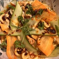 "Curried noodles", stupid name, but quite possibly the best vegan dish I've ever had!!  at Winners Vegan Restaurant in Athens