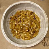 pumpkin pasta  at Winners Vegan Restaurant in Athens