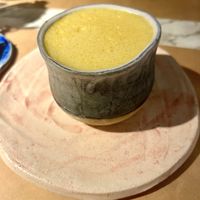 Golden latte  at Winners Vegan Restaurant in Athens