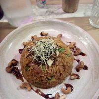 Indonesian Bowl at Winners Vegan Restaurant in Athens