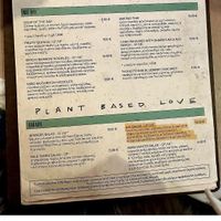 Menu at Winners Vegan Restaurant in Athens