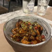 Sweet potato side dish   at Winners Vegan Restaurant in Athens