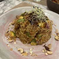 Indonesian rice dish   at Winners Vegan Restaurant in Athens
